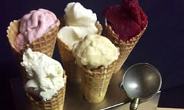Treat yourself to one of LuvLee's Gourmet Ice Creams or Sorbets this Spring